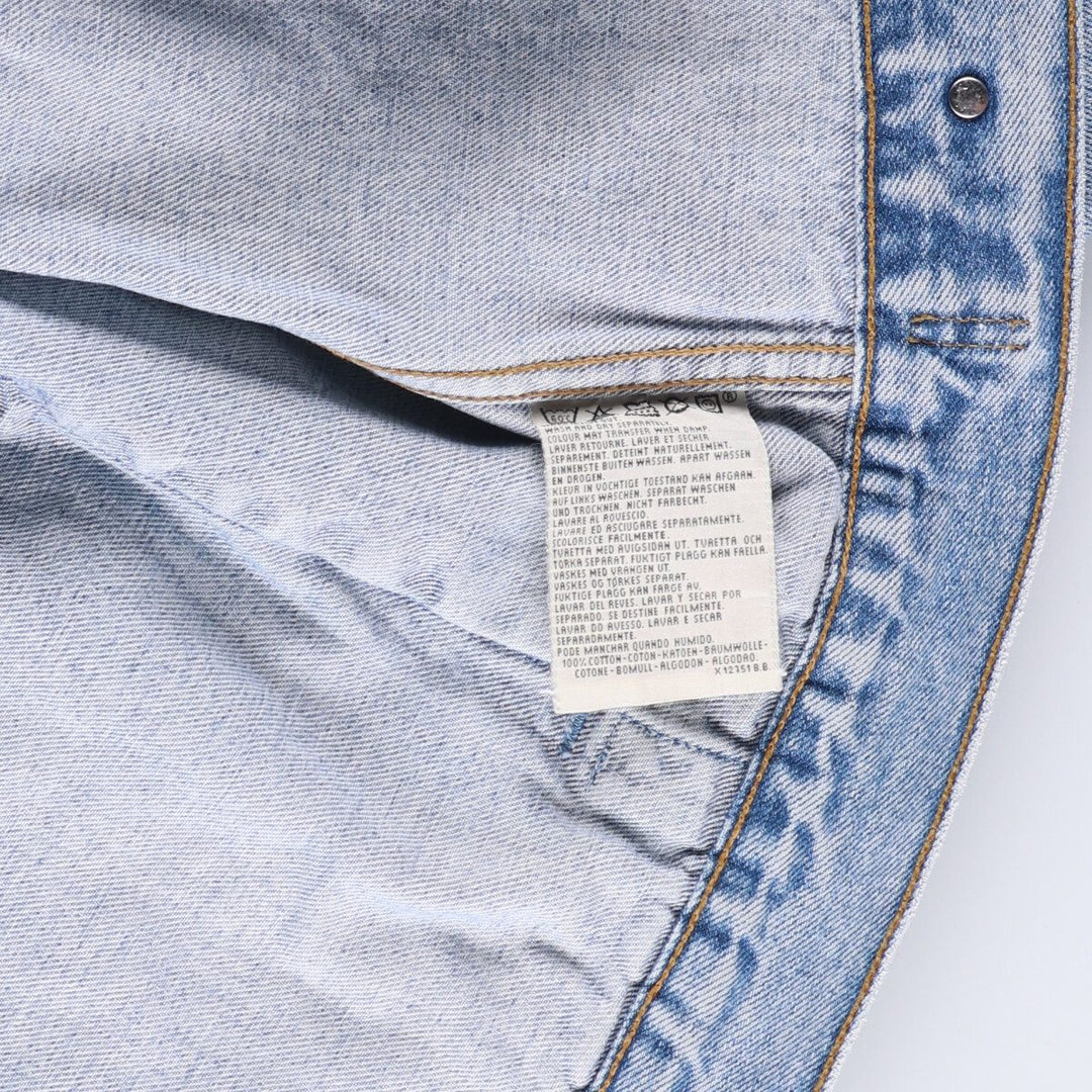 90'S Levi's 70503-0210 denim jacket, denim jacket, men's size L, vintage cotton blue type Vintage Second Hand