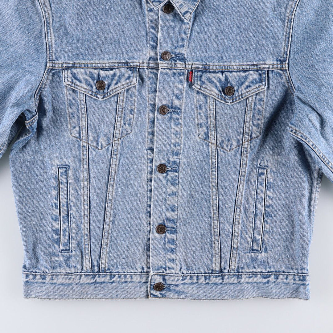 90'S Levi's 70503-0210 denim jacket, denim jacket, men's size L, vintage cotton blue type Vintage Second Hand