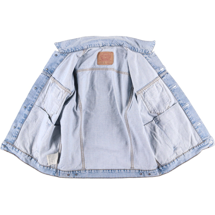 90'S Levi's 70503-0482 denim jacket, denim jacket, men's size L, vintage cotton blue type Vintage Second Hand