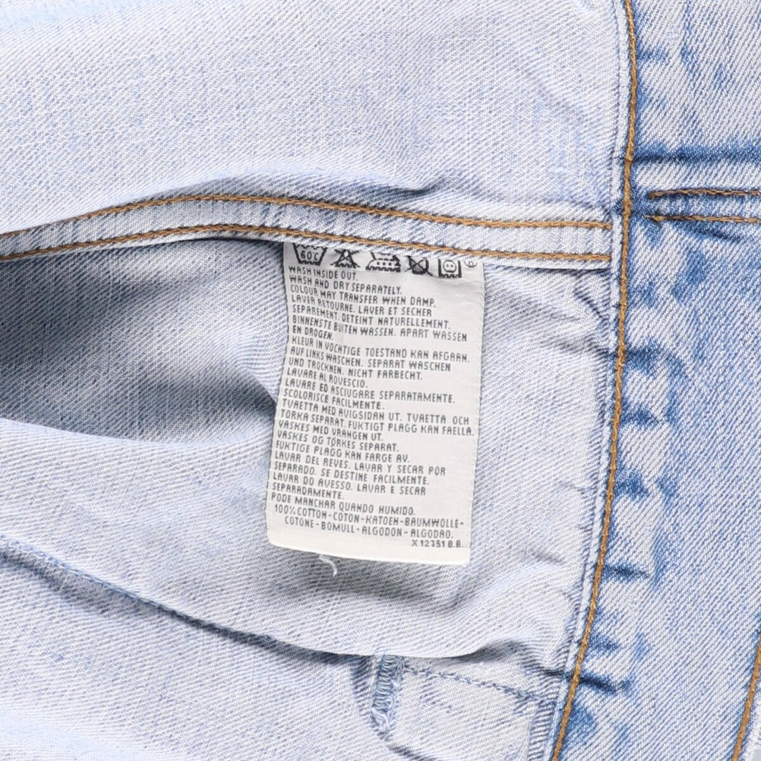 90'S Levi's 70503-0482 denim jacket, denim jacket, men's size L, vintage cotton blue type Vintage Second Hand