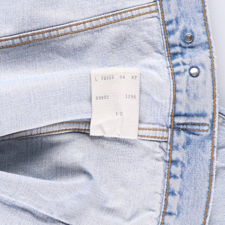 90'S Levi's 70503-0482 denim jacket, denim jacket, men's size L, vintage cotton blue type Vintage Second Hand
