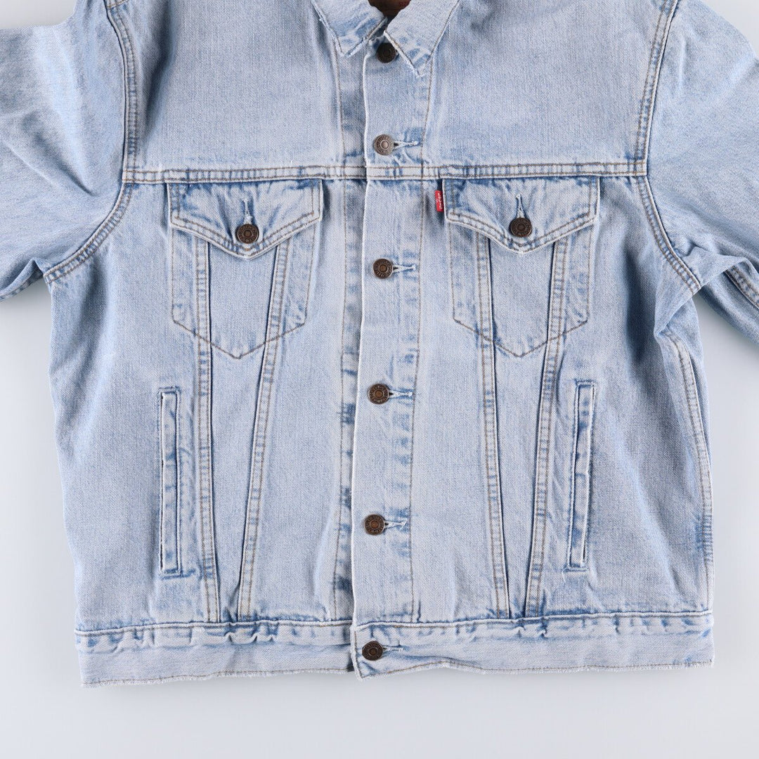90'S Levi's 70503-0482 denim jacket, denim jacket, men's size L, vintage cotton blue type Vintage Second Hand