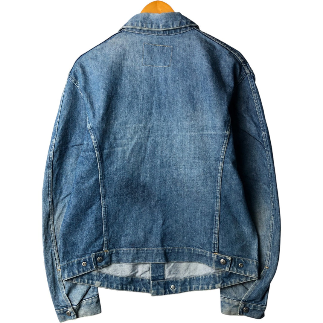 2000'S Levi's Engineered Euro Model 70100-0835 draped denim jacket, men's size L cotton blue type Vintage Second Hand