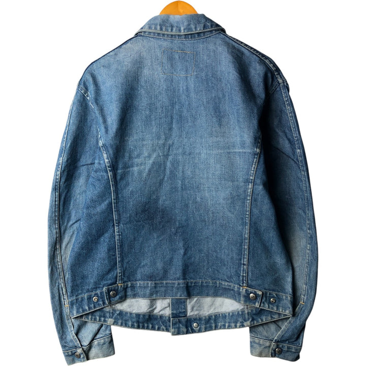 2000'S Levi's Engineered Euro Model 70100-0835 draped denim jacket, men's size L cotton blue type Vintage Second Hand