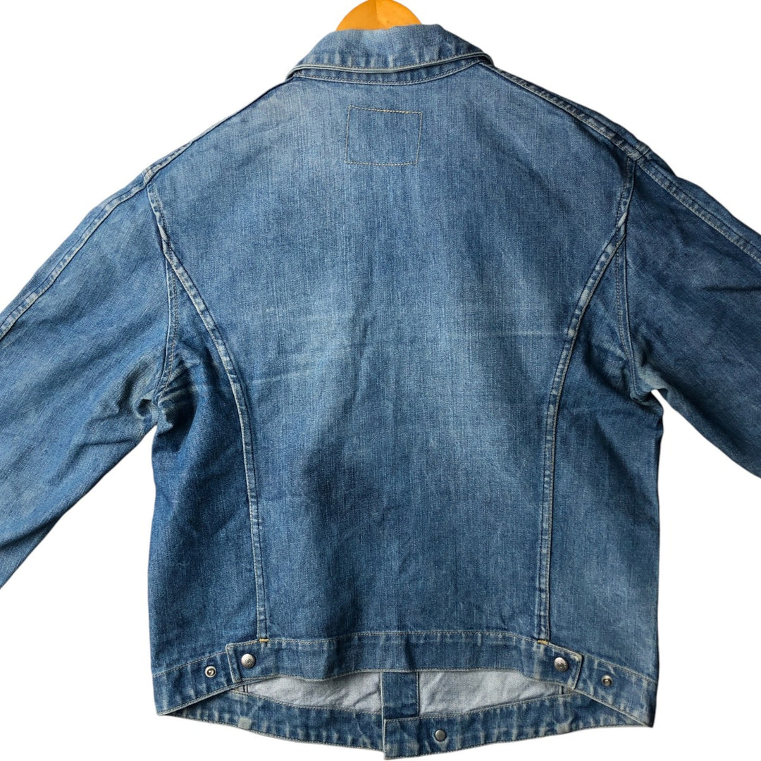 2000'S Levi's Engineered Euro Model 70100-0835 draped denim jacket, men's size L cotton blue type Vintage Second Hand