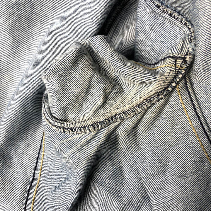 2000'S Levi's Engineered Euro Model 70100-0835 draped denim jacket, men's size L cotton blue type Vintage Second Hand