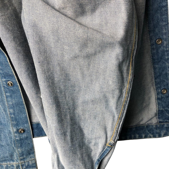 2000'S Levi's Engineered Euro Model 70100-0835 draped denim jacket, men's size L cotton blue type Vintage Second Hand