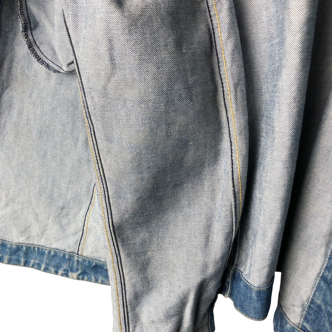 2000'S Levi's Engineered Euro Model 70100-0835 draped denim jacket, men's size L cotton blue type Vintage Second Hand