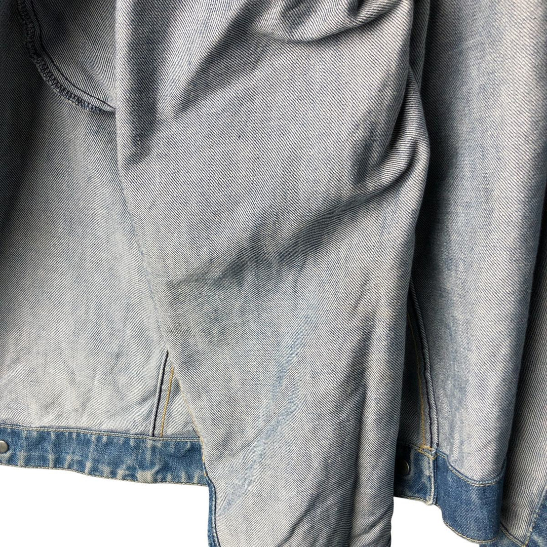 2000'S Levi's Engineered Euro Model 70100-0835 draped denim jacket, men's size L cotton blue type Vintage Second Hand