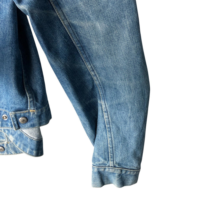 2000'S Levi's Engineered Euro Model 70100-0835 draped denim jacket, men's size L cotton blue type Vintage Second Hand