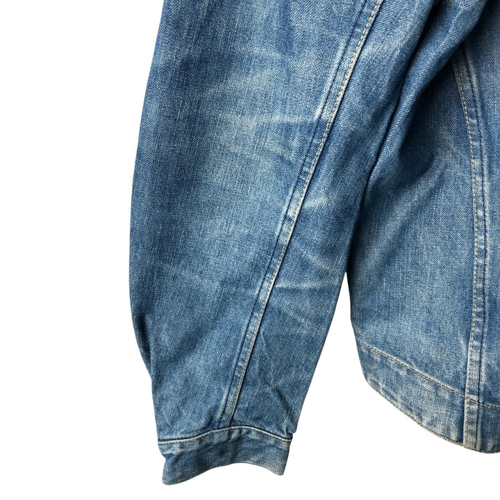 2000'S Levi's Engineered Euro Model 70100-0835 draped denim jacket, men's size L cotton blue type Vintage Second Hand