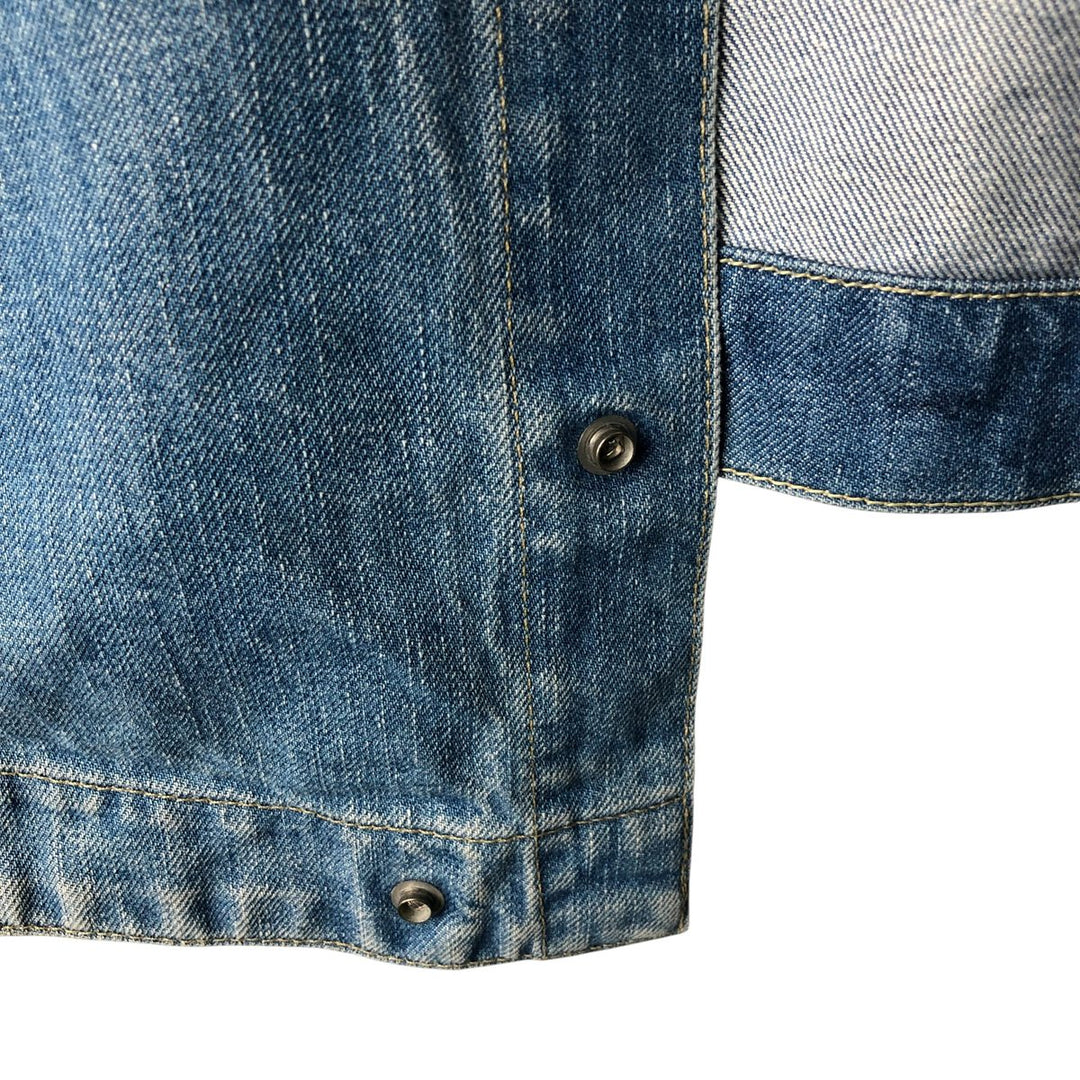 2000'S Levi's Engineered Euro Model 70100-0835 draped denim jacket, men's size L cotton blue type Vintage Second Hand