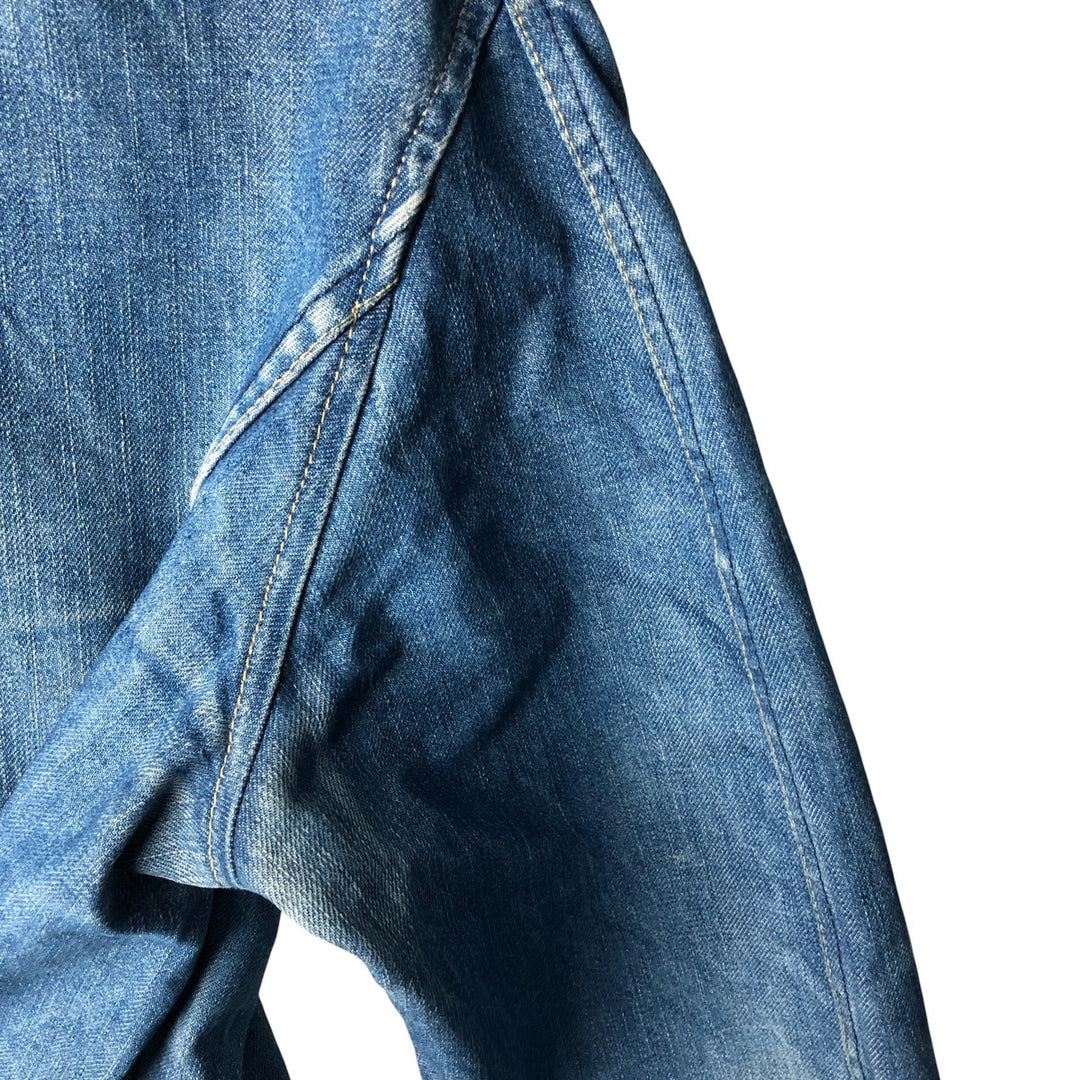 2000'S Levi's Engineered Euro Model 70100-0835 draped denim jacket, men's size L cotton blue type Vintage Second Hand