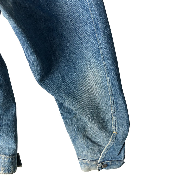 2000'S Levi's Engineered Euro Model 70100-0835 draped denim jacket, men's size L cotton blue type Vintage Second Hand