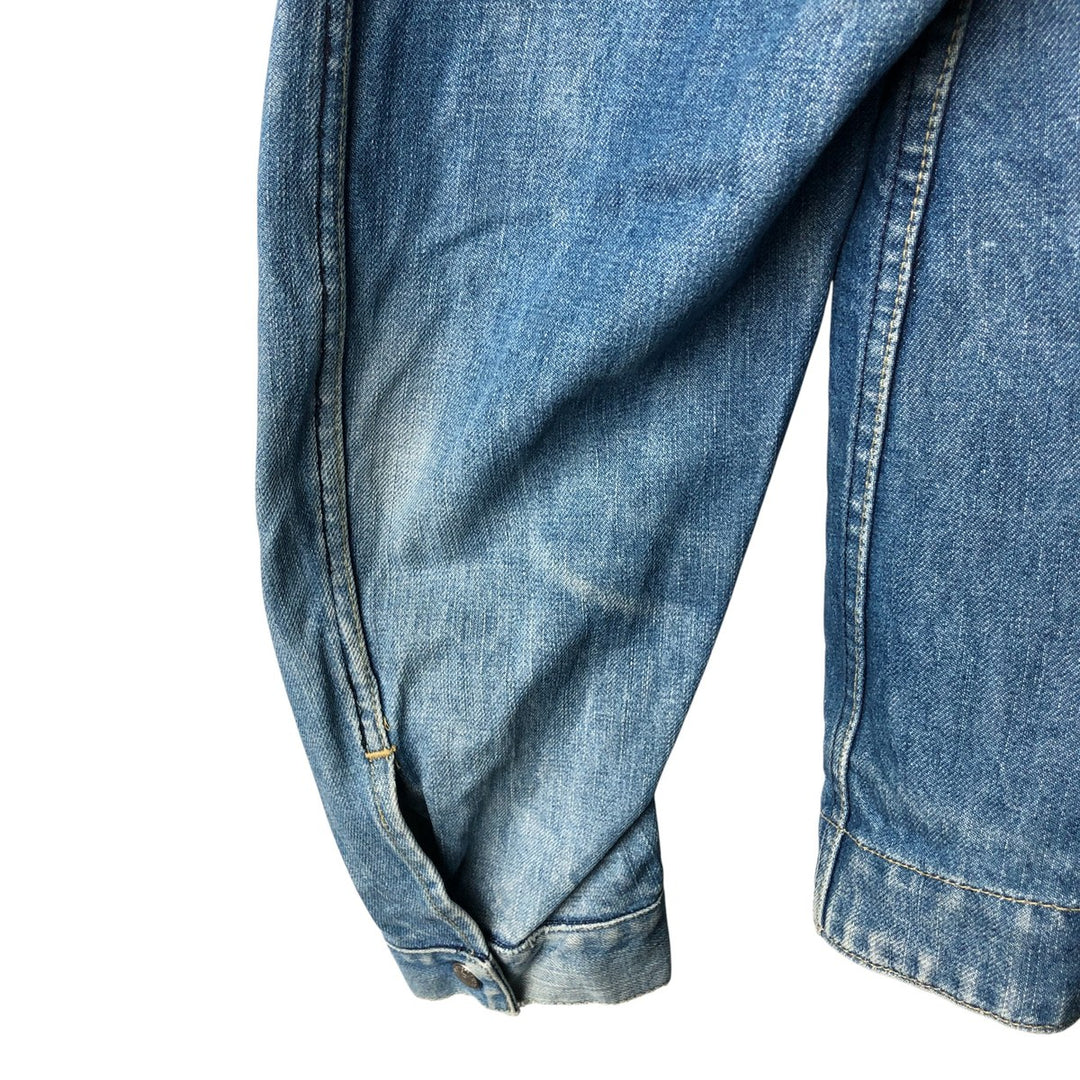 2000'S Levi's Engineered Euro Model 70100-0835 draped denim jacket, men's size L cotton blue type Vintage Second Hand