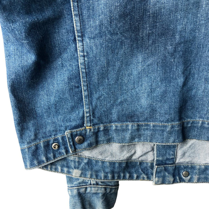 2000'S Levi's Engineered Euro Model 70100-0835 draped denim jacket, men's size L cotton blue type Vintage Second Hand