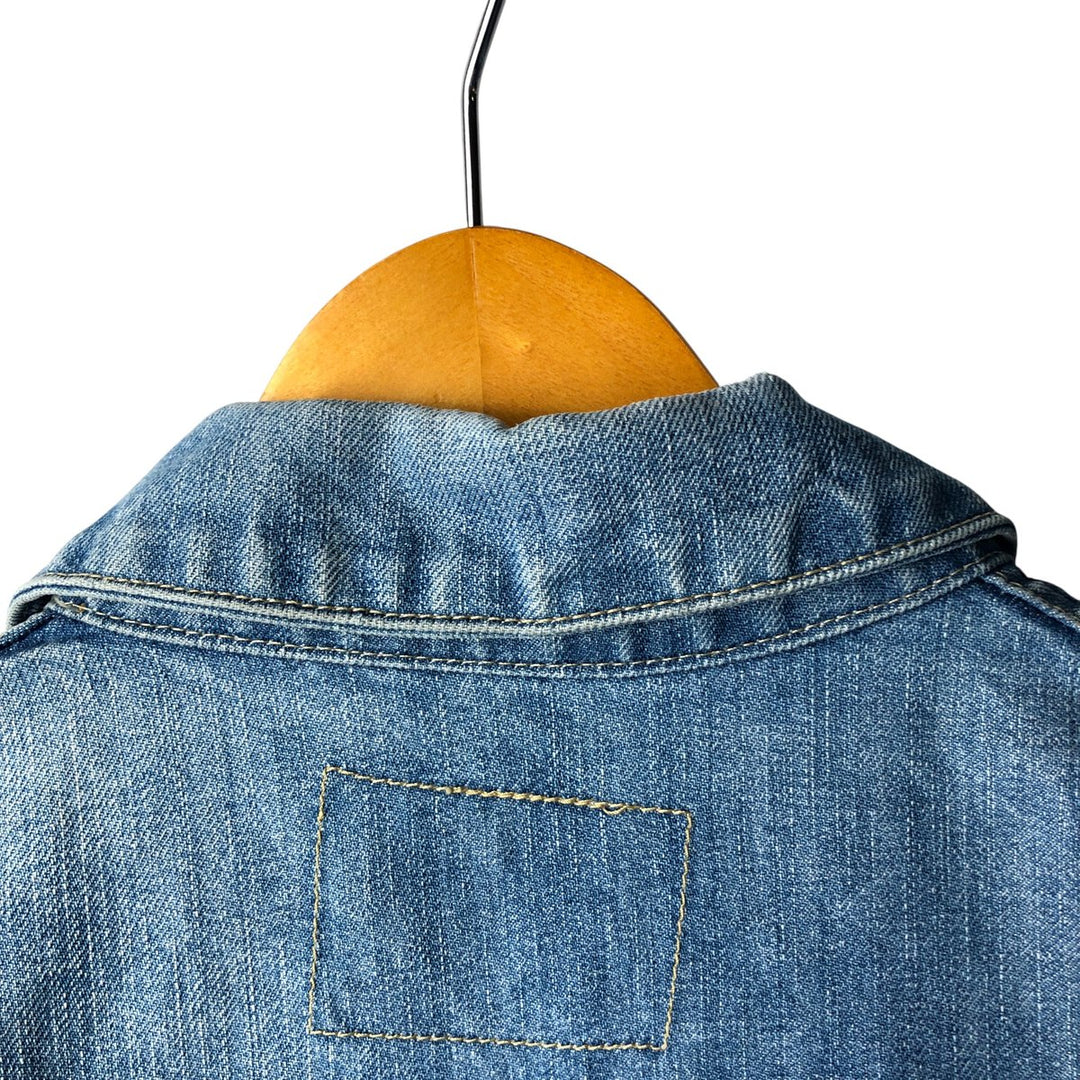 2000'S Levi's Engineered Euro Model 70100-0835 draped denim jacket, men's size L cotton blue type Vintage Second Hand