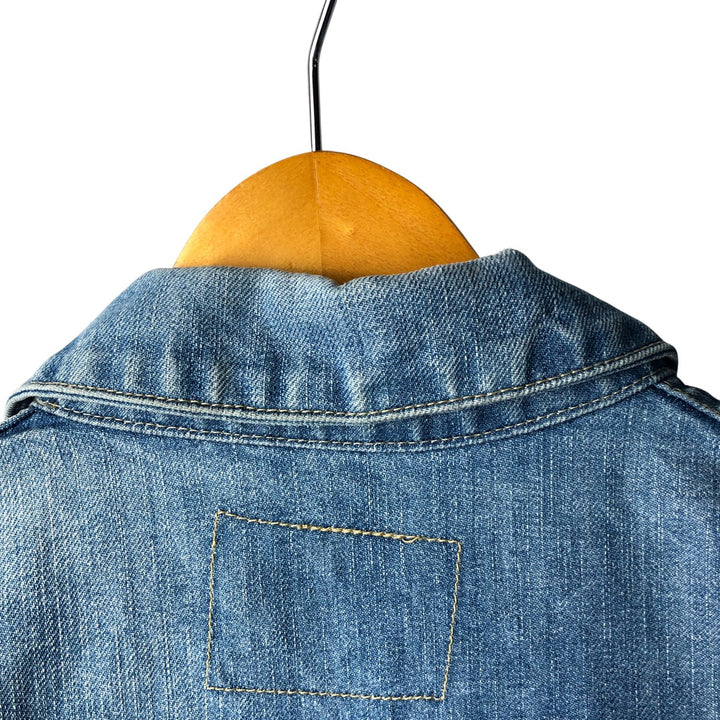 2000'S Levi's Engineered Euro Model 70100-0835 draped denim jacket, men's size L cotton blue type Vintage Second Hand