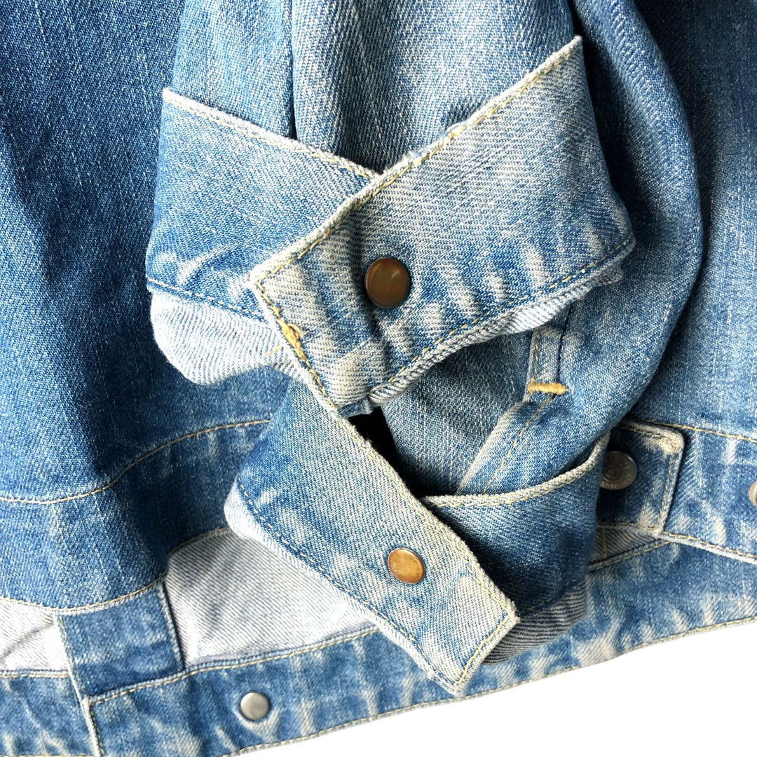 2000'S Levi's Engineered Euro Model 70100-0835 draped denim jacket, men's size L cotton blue type Vintage Second Hand