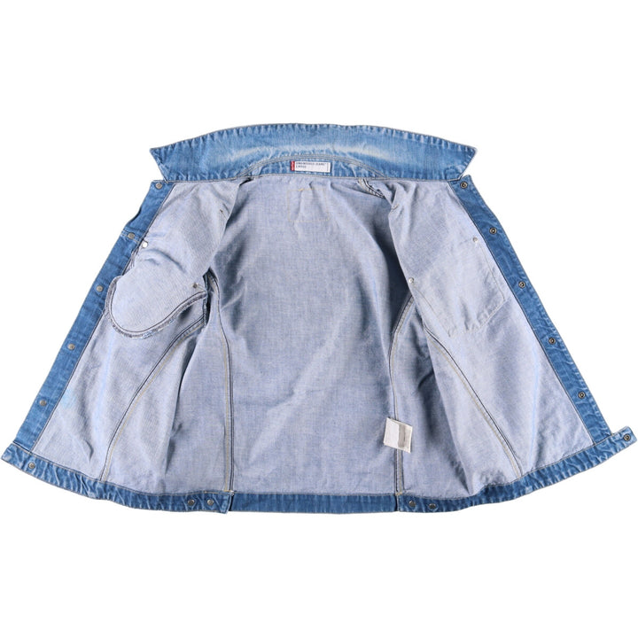 Levi's ENGINEERED 70100-0843 Euro Model Draped Denim Jacket, Men's Size L cotton blue type Vintage Second Hand