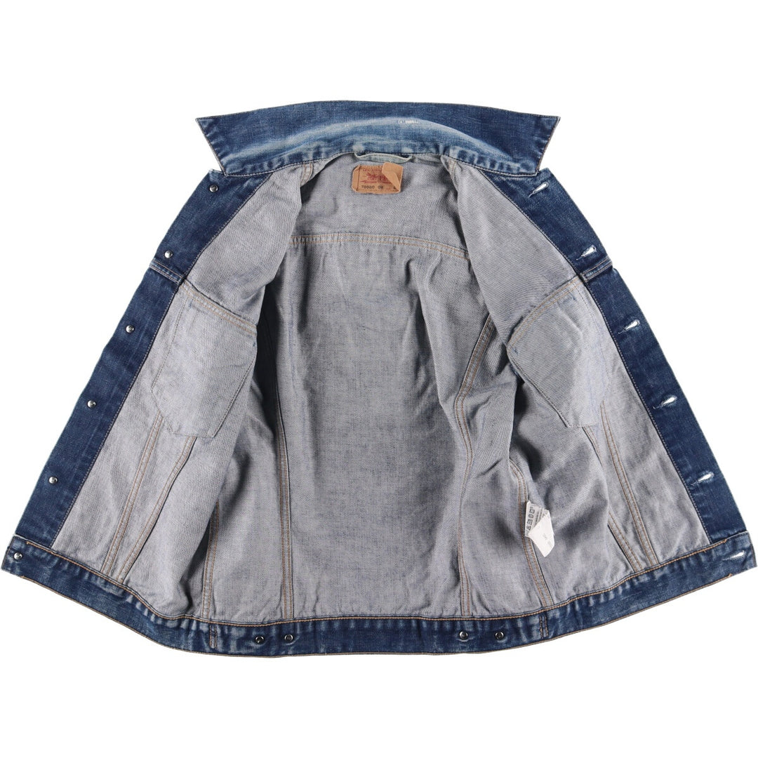 2000'S Levi's 70500-0401 Euro Model Denim Jacket, Men's Size L cotton blue type Vintage Second Hand