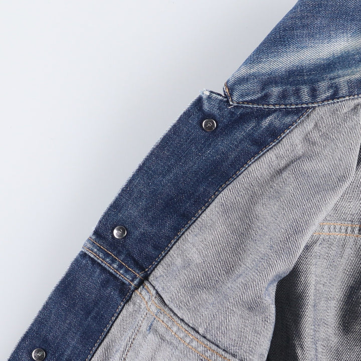 2000'S Levi's 70500-0401 Euro Model Denim Jacket, Men's Size L cotton blue type Vintage Second Hand