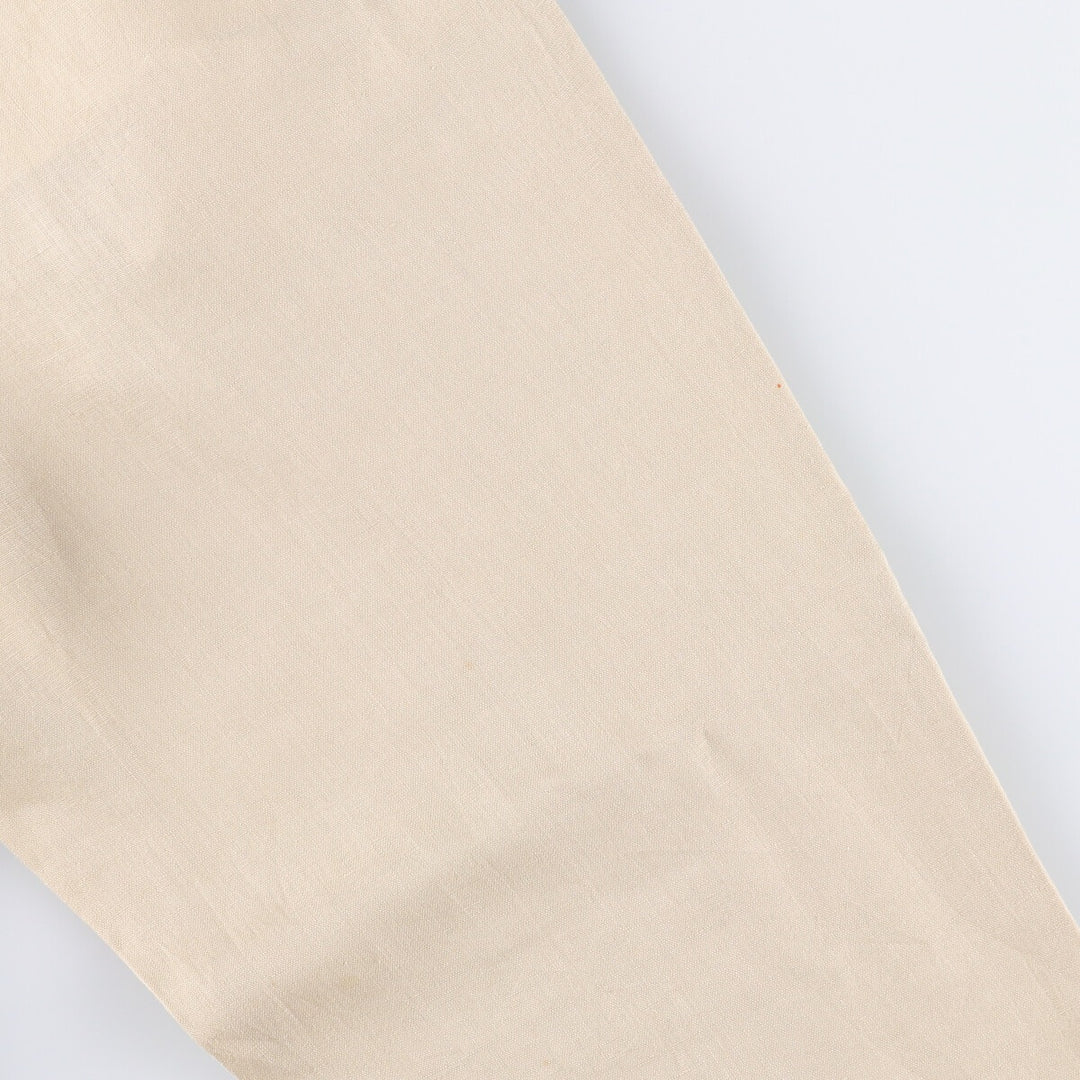 2000s~ Calvin Klein linen pants slacks men's size W31 linen Beige type Vintage Second Hand