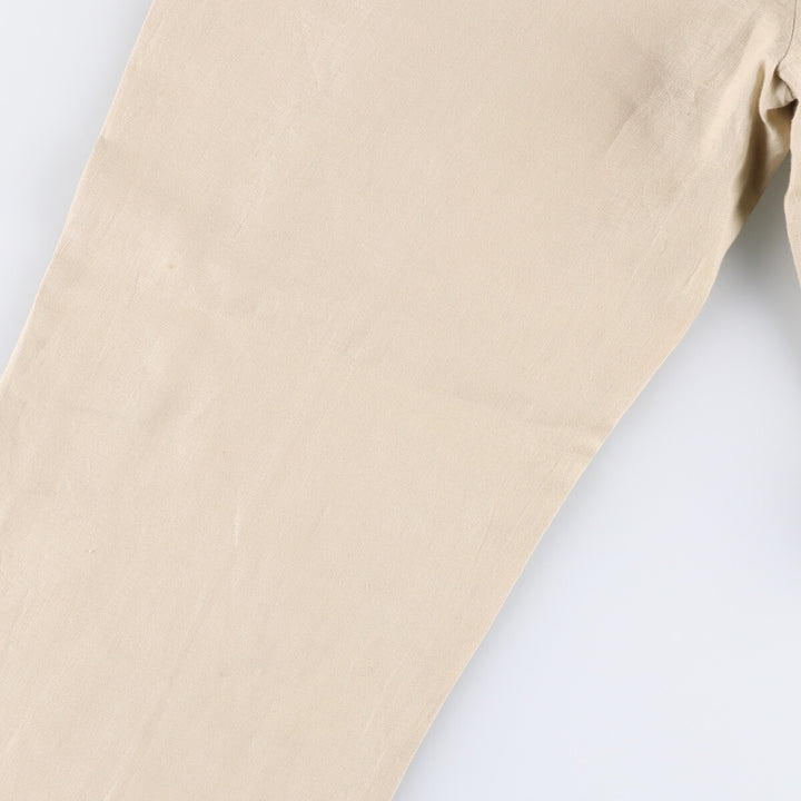 2000s~ Calvin Klein linen pants slacks men's size W31 linen Beige type Vintage Second Hand