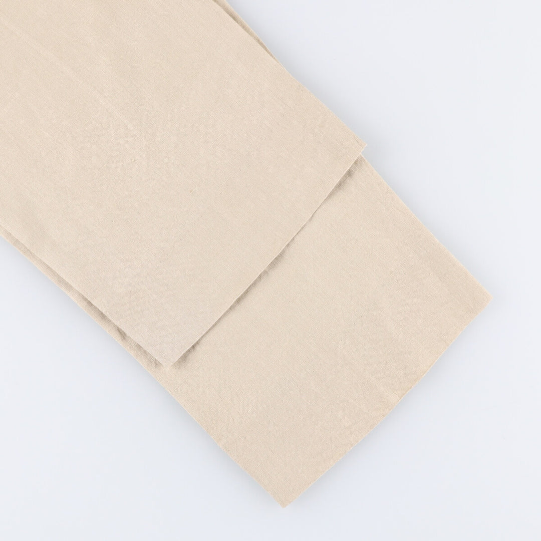 2000s~ Calvin Klein linen pants slacks men's size W31 linen Beige type Vintage Second Hand