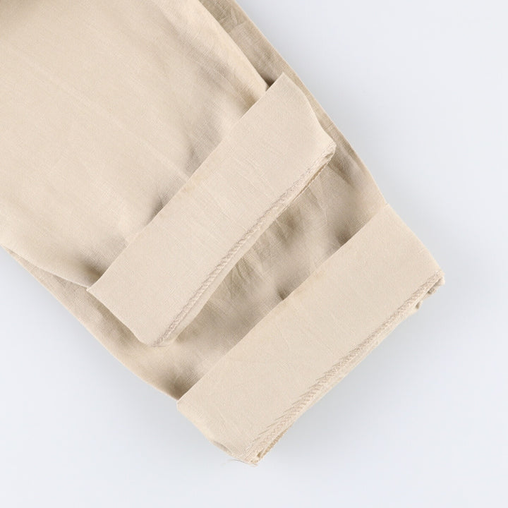 2000s~ Calvin Klein linen pants slacks men's size W31 linen Beige type Vintage Second Hand