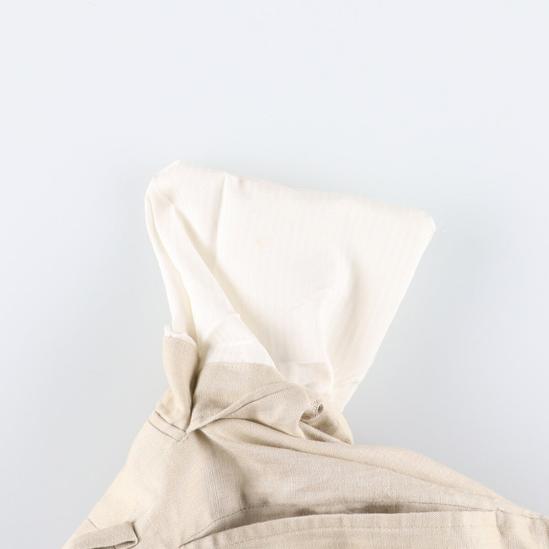 2000s~ Calvin Klein linen pants slacks men's size W31 linen Beige type Vintage Second Hand