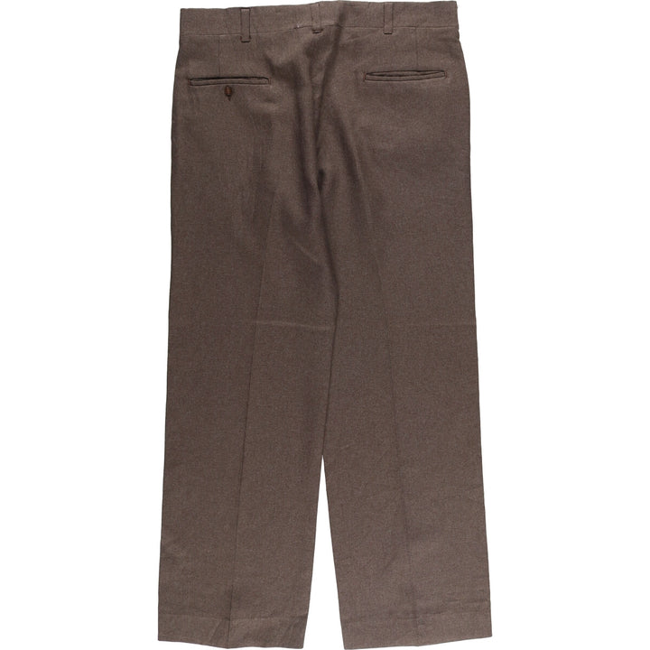 Vintage 70s-80'S Haggar slacks, made in the USA, men's size W36. unclear brown type Vintage Second Hand