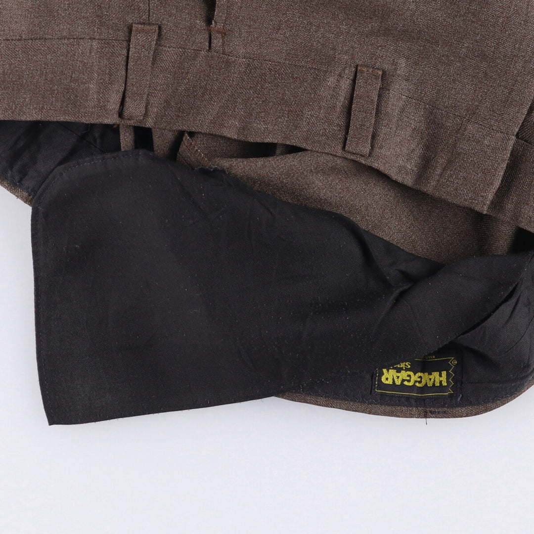 Vintage 70s-80'S Haggar slacks, made in the USA, men's size W36. unclear brown type Vintage Second Hand