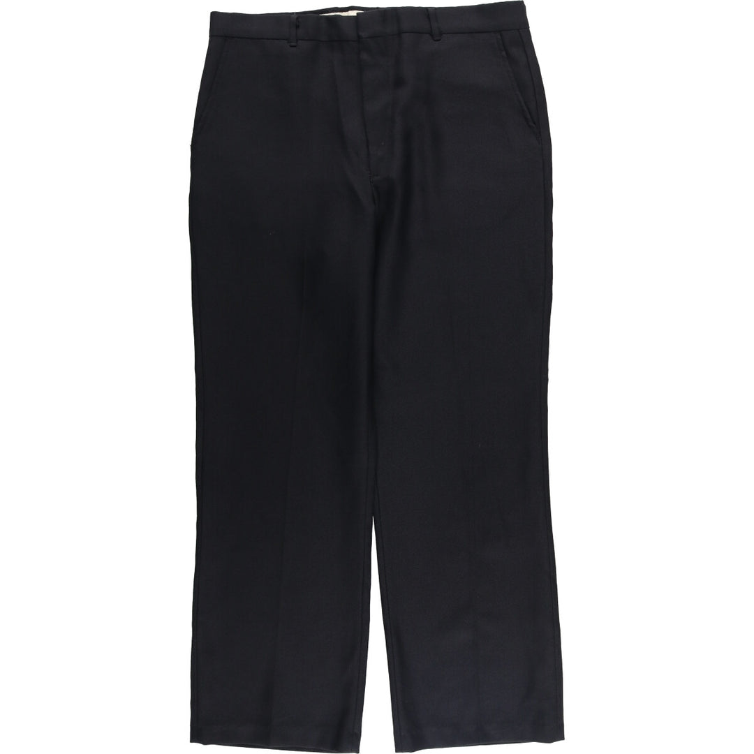 Vintage 1980'S Haban Stretch Slacks, Made in USA, Men's Size 34 unclear black type Vintage Second Hand