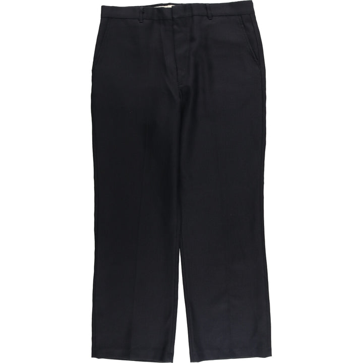 Vintage 1980'S Haban Stretch Slacks, Made in USA, Men's Size 34 unclear black type Vintage Second Hand