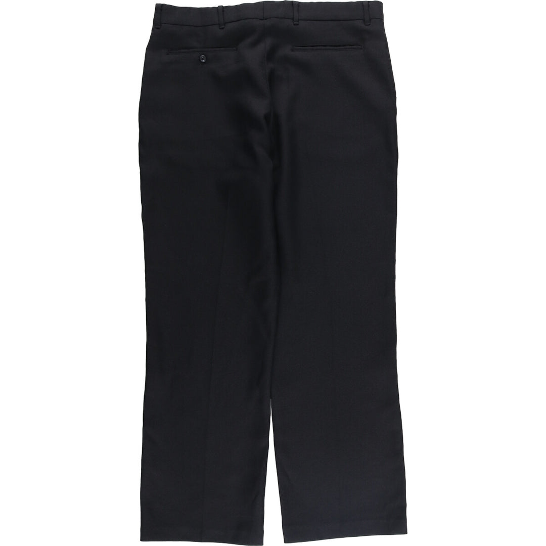 Vintage 1980'S Haban Stretch Slacks, Made in USA, Men's Size 34 unclear black type Vintage Second Hand