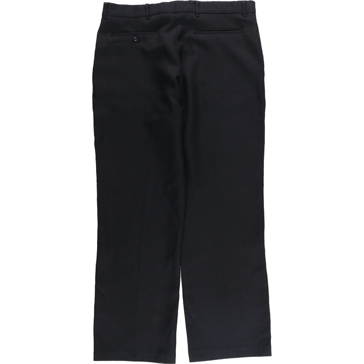 Vintage 1980'S Haban Stretch Slacks, Made in USA, Men's Size 34 unclear black type Vintage Second Hand