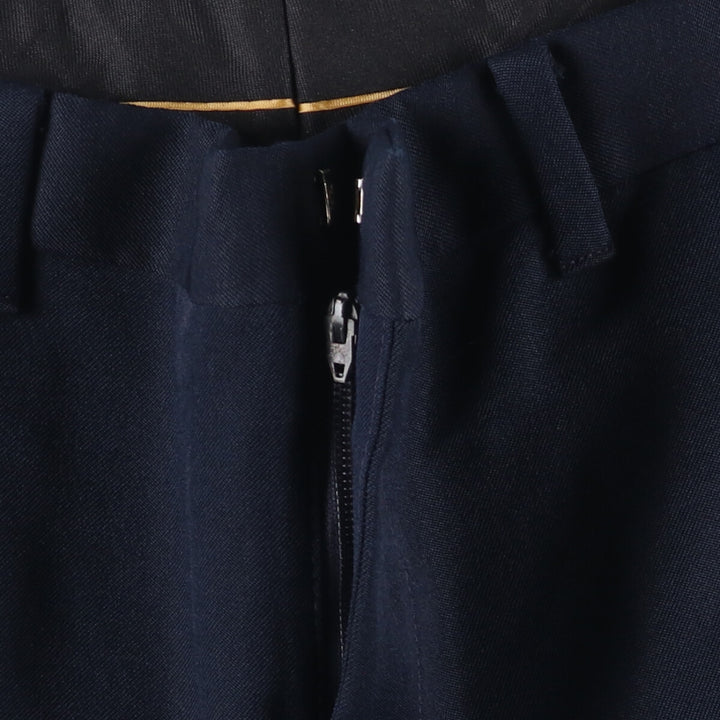 Vintage 70s-80'S JCPenney Men's Slacks, Size W34 unclear navy blue type Vintage Second Hand