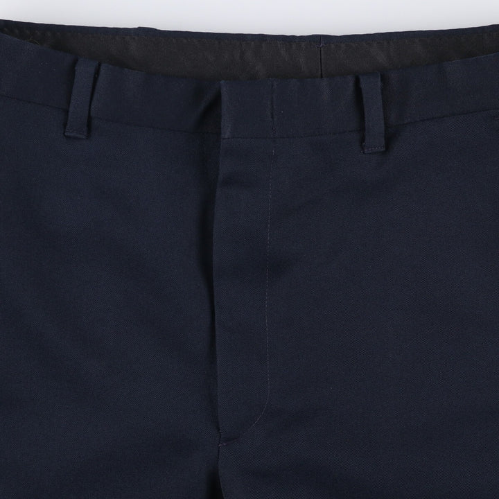 Vintage 70s-80'S JCPenney Men's Slacks, Size W34 unclear navy blue type Vintage Second Hand