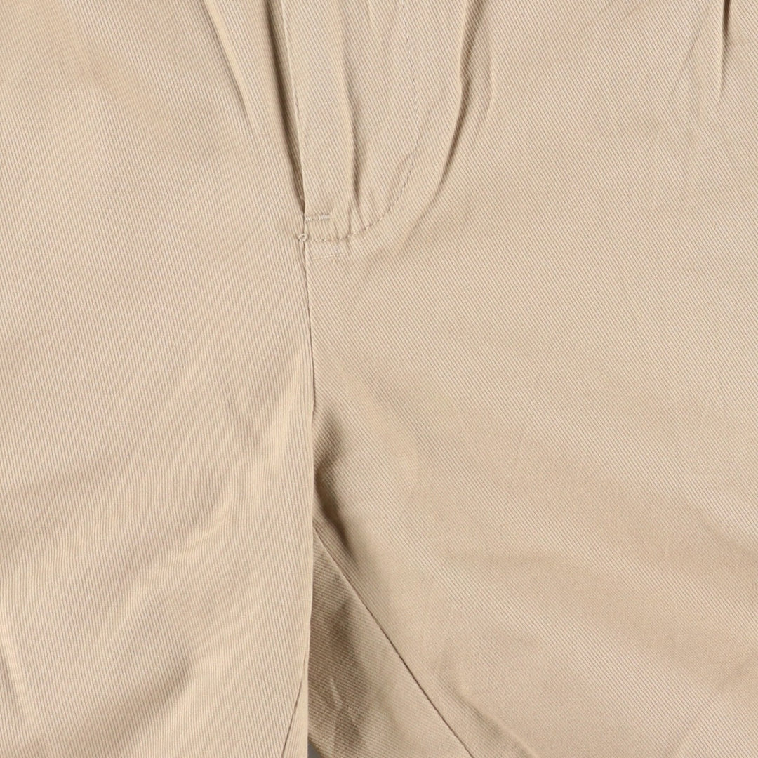 Ralph Lauren POLO by Ralph Lauren Two-pleat cotton slacks pants for men, size W34 cotton Beige type Vintage Second Hand