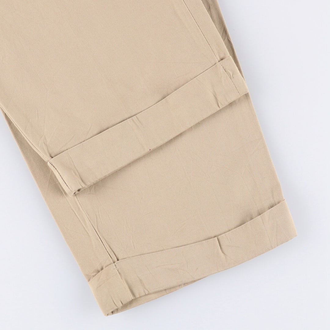 Ralph Lauren POLO by Ralph Lauren Two-pleat cotton slacks pants for men, size W34 cotton Beige type Vintage Second Hand