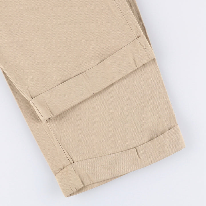 Ralph Lauren POLO by Ralph Lauren Two-pleat cotton slacks pants for men, size W34 cotton Beige type Vintage Second Hand