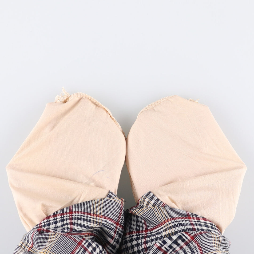Vintage 1970'S Sears PERMA PREST Tartan Check Cotton Slacks, Made in Canada, Men's Size W33 cotton gray type Vintage Second Hand