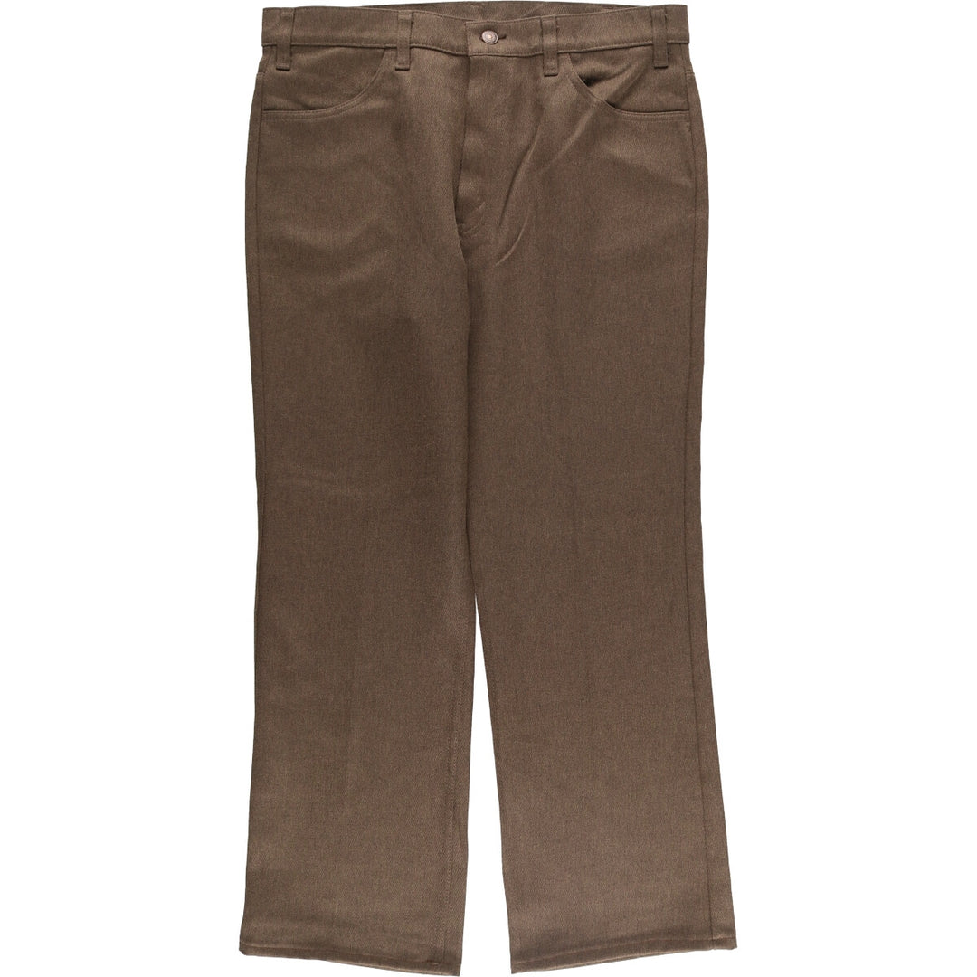 70s~80'S Levi's STA-PREST slacks pants for men, size w36, vintage unclear brown type Vintage Second Hand