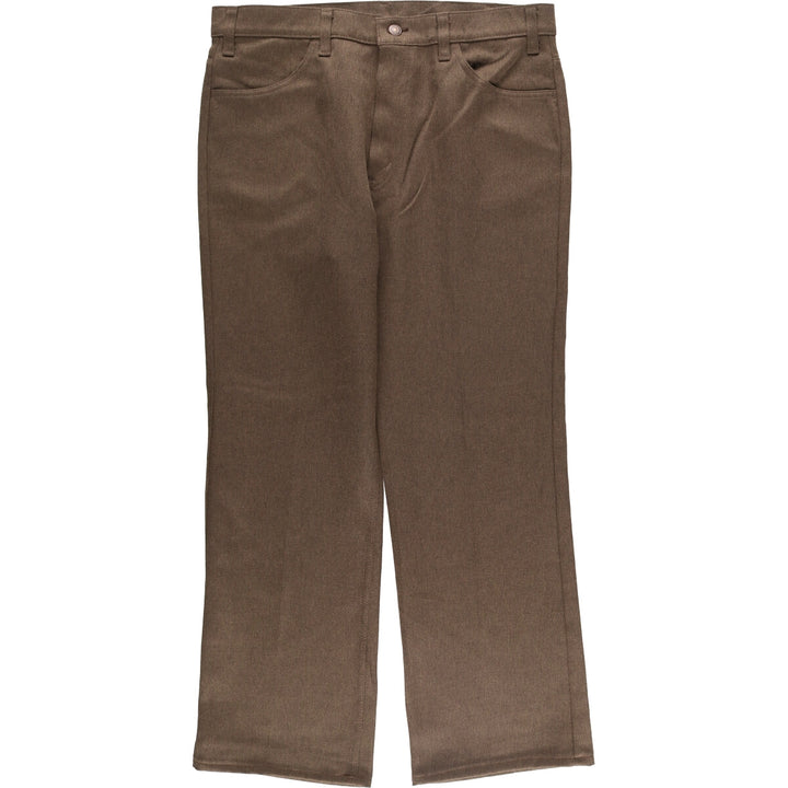 70s~80'S Levi's STA-PREST slacks pants for men, size w36, vintage unclear brown type Vintage Second Hand