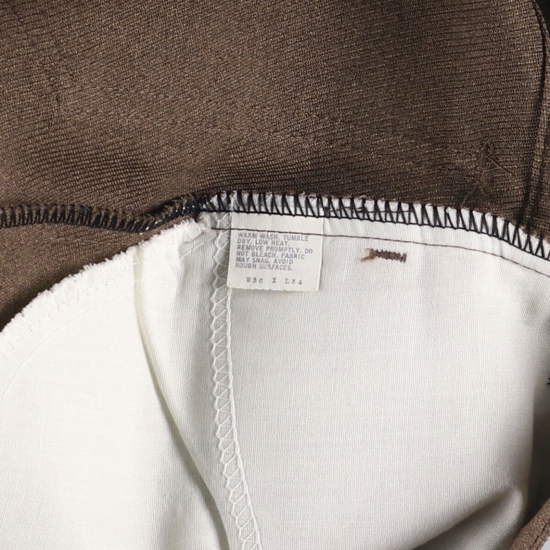70s~80'S Levi's STA-PREST slacks pants for men, size w36, vintage unclear brown type Vintage Second Hand