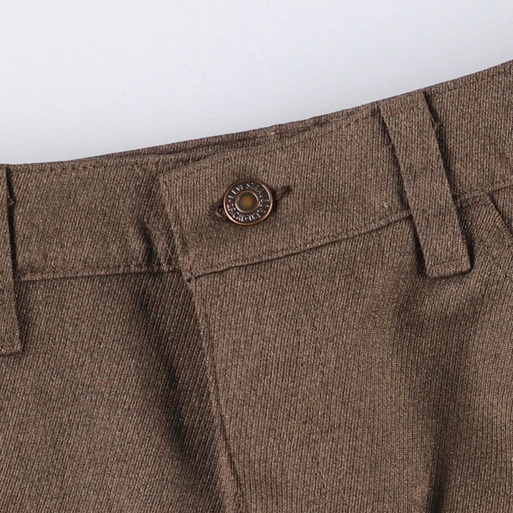 70s~80'S Levi's STA-PREST slacks pants for men, size w36, vintage unclear brown type Vintage Second Hand