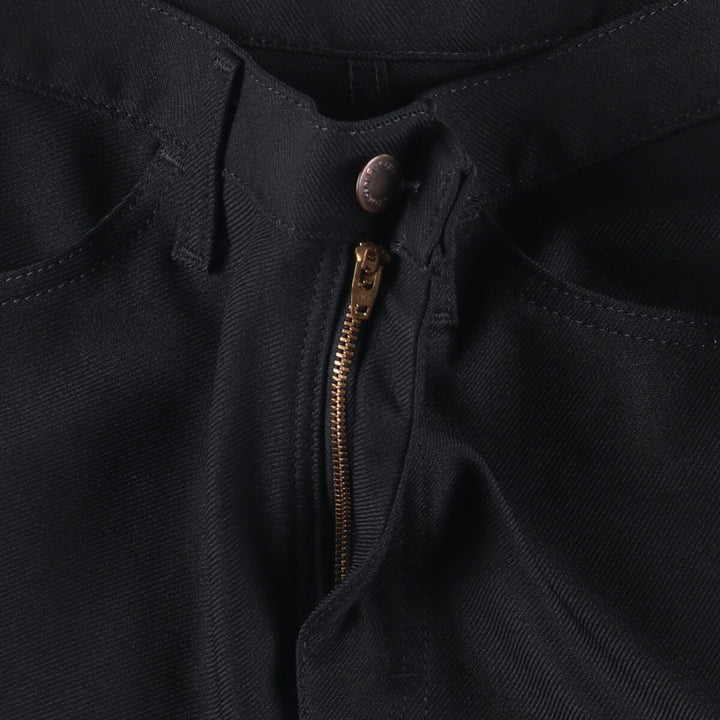 Vintage 90s-00'S Wrangler Dress Jeans, Men's Size W32 (approx.) polyester black type Vintage Second Hand