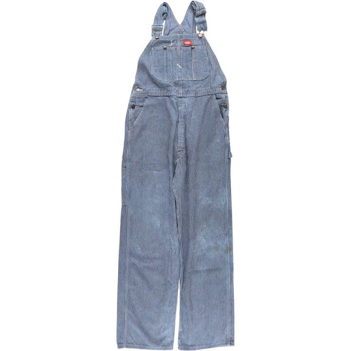 Dickies Hickory Stripe Overalls, Men's, Size W36 unclear navy blue type Vintage Second Hand