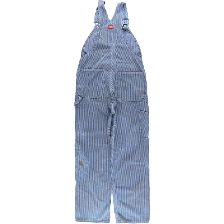 Dickies Hickory Stripe Overalls, Men's, Size W36 unclear navy blue type Vintage Second Hand